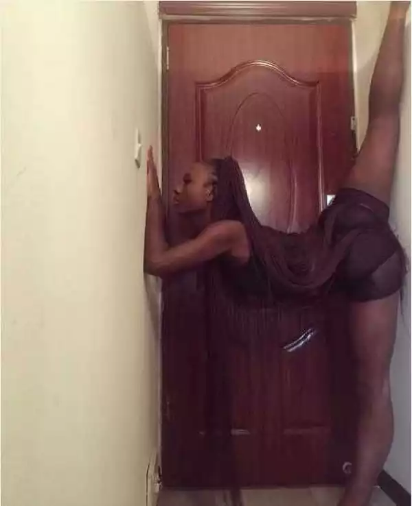 Unbelievable! See What this Nigerian Girl was Seen Doing with Her Body Privately (Photos)